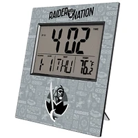 Las Vegas Raiders 2024 Illustrated Limited Edition Digital Desk/Wall Clock