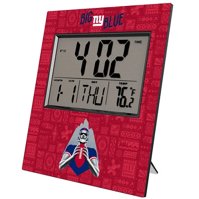 New York Giants 2024 Illustrated Limited Edition Digital Desk/Wall Clock