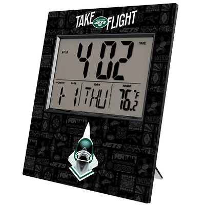New York Jets 2024 Illustrated Limited Edition Digital Desk/Wall Clock
