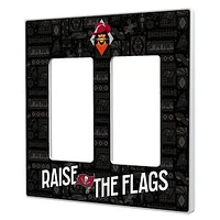 Tampa Bay Buccaneers 2024 Illustrated Limited Edition Double Rocker Light Switch Plate