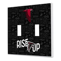 Atlanta Falcons 2024 Illustrated Limited Edition Double Toggle Light Switch Plate