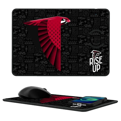 Atlanta Falcons 2024 Illustrated Limited Edition Wireless Charger and Mouse Pad