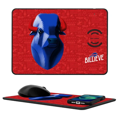 Buffalo Bills 2024 Illustrated Limited Edition Wireless Charger and Mouse Pad