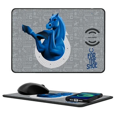 Indianapolis Colts 2024 Illustrated Limited Edition Wireless Charger and Mouse Pad