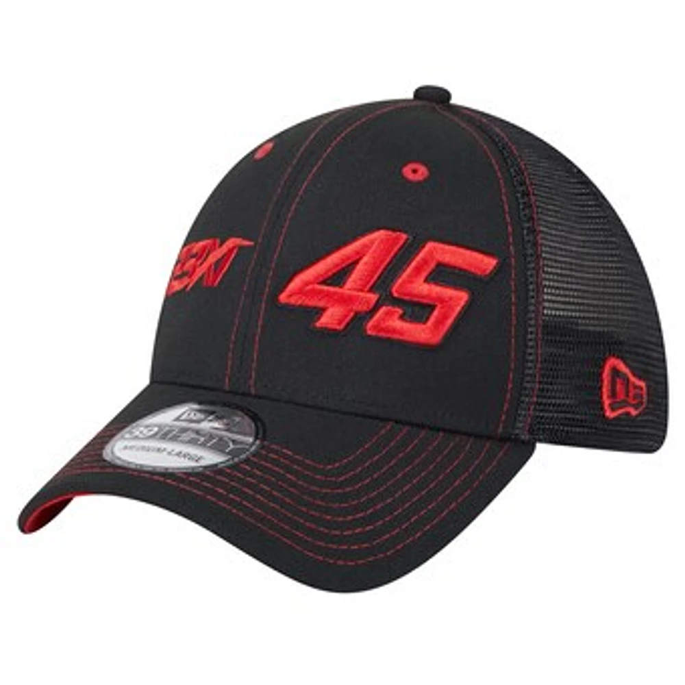 Men's New Era Black Tyler Reddick Driver 39THIRTY Trucker Fitted Hat