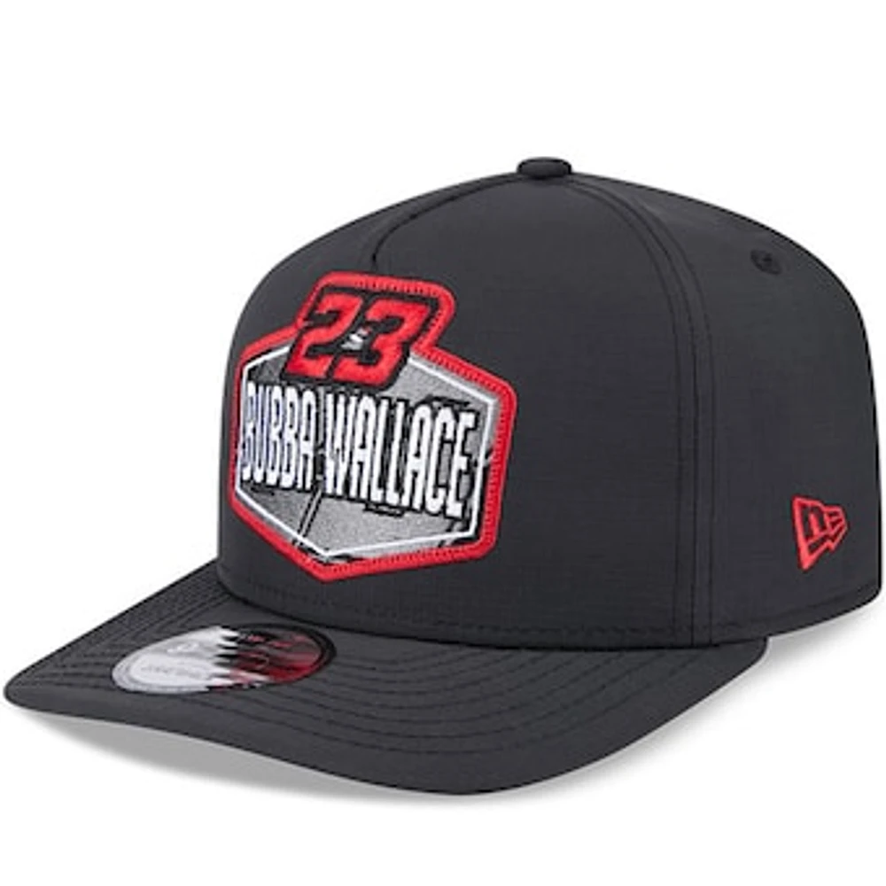 Men's New Era Black Bubba Wallace 9FIFTY Snapback Hat