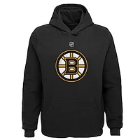 Youth Black Boston Bruins Primary Logo Pullover Hoodie