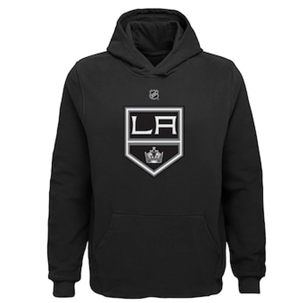 Youth Black Los Angeles Kings Primary Logo Pullover Hoodie