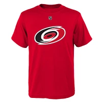 Youth Red Carolina Hurricanes Primary Logo T-Shirt