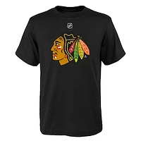 Youth Black Chicago Blackhawks Primary Logo T-Shirt