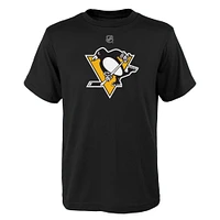 Youth Black Pittsburgh Penguins Primary Logo T-Shirt