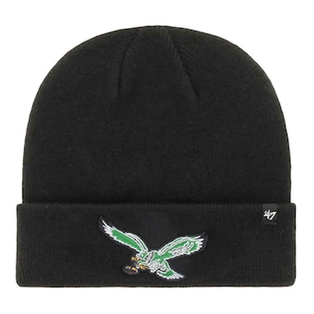 Men's '47  Black Philadelphia Eagles  Legacy Cuffed Knit Hat