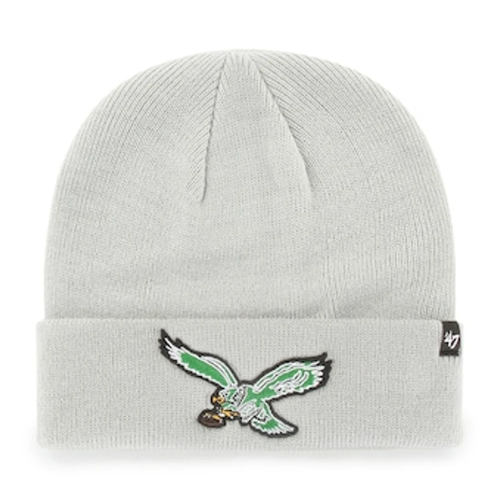 Men's '47  Gray Philadelphia Eagles  Legacy Cuffed Knit Hat