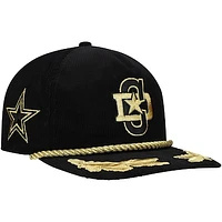 Men's New Era Black Dallas Cowboys Skipper 9FIFTY Corduroy Snapback Hat