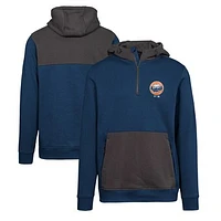 Men's Levelwear Navy Houston Astros Chicane Core Logo Quarter-Zip Pullover Hoodie