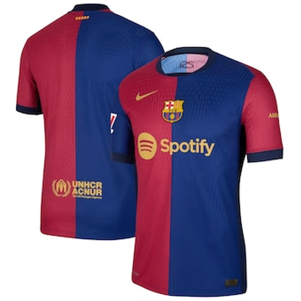 Men's Nike Royal Barcelona 2024/25 Home Authentic Jersey