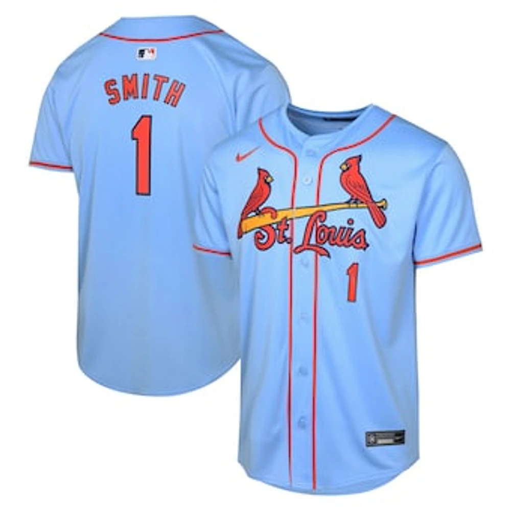 Youth Nike Ozzie Smith Light Blue St. Louis Cardinals Alternate Cooperstown Collection Limited Jersey