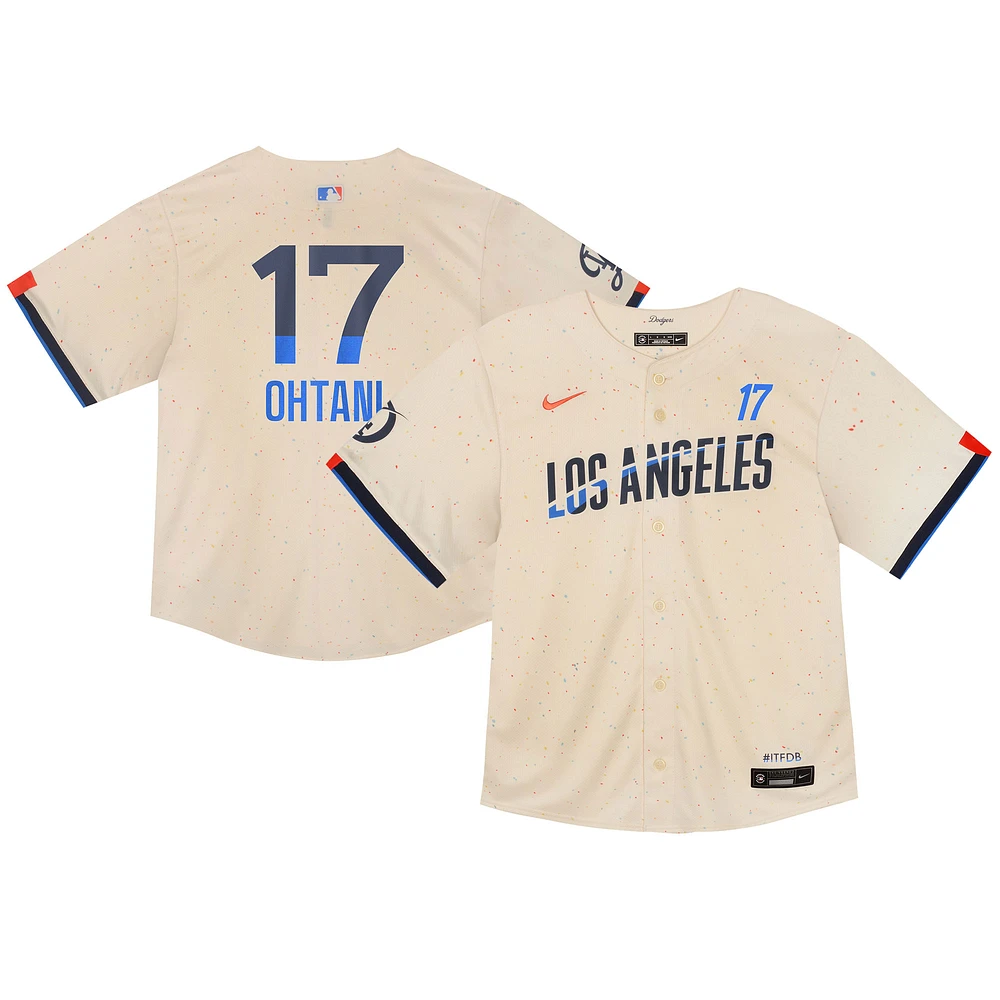 Infant Nike Shohei Ohtani Cream Los Angeles Dodgers 2024 City Connect Limited Player Jersey