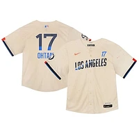 Toddler Nike Shohei Ohtani Cream Los Angeles Dodgers 2024 City Connect Limited Player Jersey