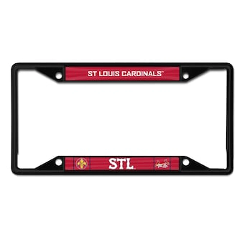 WinCraft St. Louis Cardinals 2024 City Connect Laser Cut Metal License Plate Frame