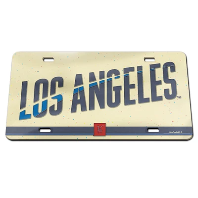 WinCraft Los Angeles Dodgers 2024 City Connect Laser Cut Acrylic License Plate