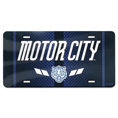 WinCraft Detroit Tigers 2024 City Connect Laser Cut Metallic Acrylic License Plate