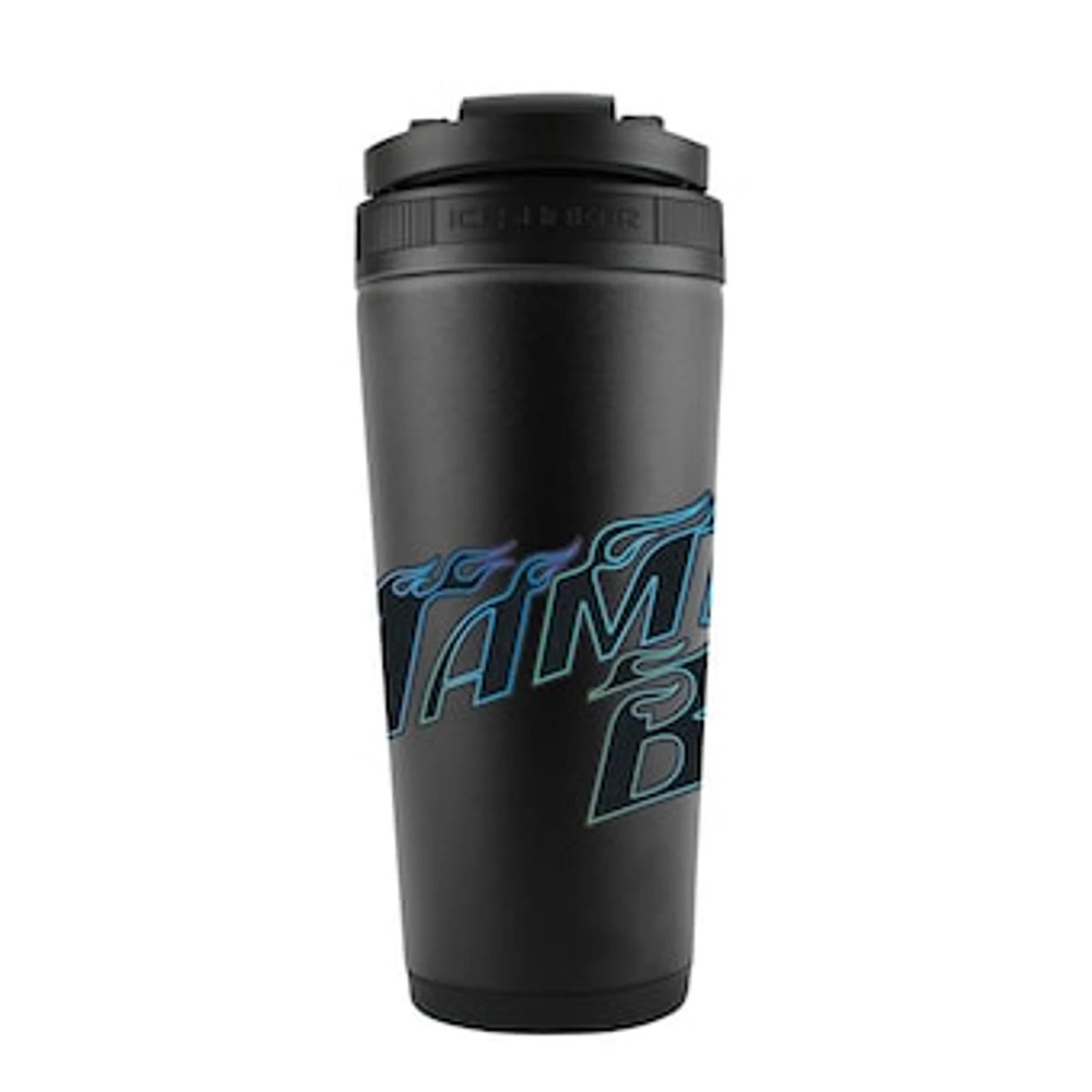 WinCraft Tampa Bay Rays 2024 City Connect 26oz. 4D Stainless Steel Ice Shaker Bottle