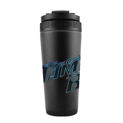 WinCraft Tampa Bay Rays 2024 City Connect 26oz. 4D Stainless Steel Ice Shaker Bottle