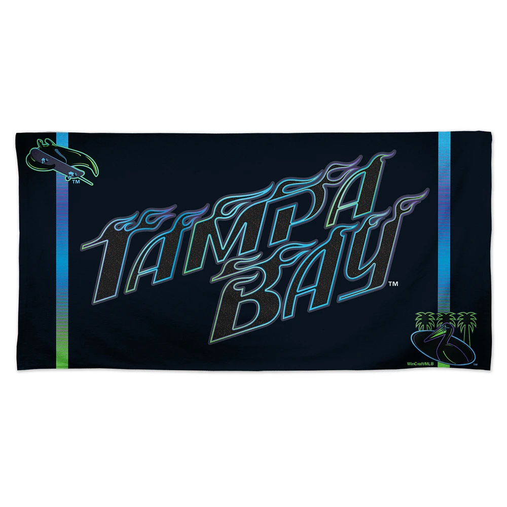 WinCraft Tampa Bay Rays 2024 City Connect 30" x 60" Beach Towel