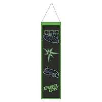 WinCraft Tampa Bay Rays 2024 City Connect 8" x 32" Wool Banner