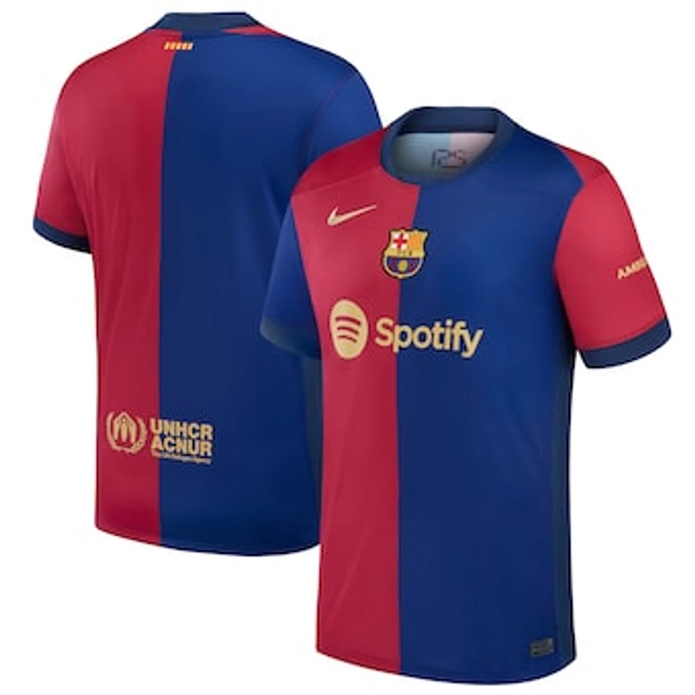 Men's Nike Royal Barcelona 2024/25 Home Replica Jersey