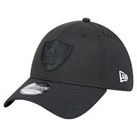 Men's New Era Black Las Vegas Raiders Hydro 39THIRTY Flex Hat