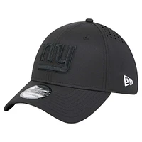 Men's New Era Black York Giants Hydro 39THIRTY Flex Hat