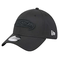 Men's New Era Black Seattle Seahawks Hydro 39THIRTY Flex Hat