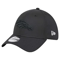 Men's New Era Black Denver Broncos Hydro 39THIRTY Flex Hat
