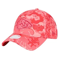 Women's New Era Red Kansas City Chiefs Trippy 9TWENTY Adjustable Hat