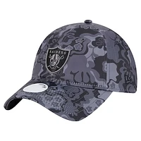 Women's New Era Black Las Vegas Raiders Trippy 9TWENTY Adjustable Hat