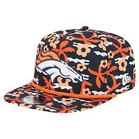 Men's New Era Navy Denver Broncos Wakey Wakey Golfer Snapback Hat