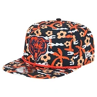 Men's New Era Navy Chicago Bears Wakey Wakey Golfer Snapback Hat