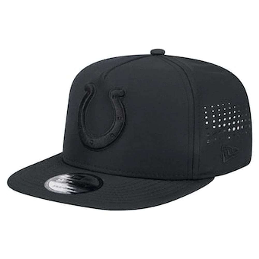 Men's New Era Black Indianapolis Colts Hydro A-Frame 9FIFTY Snapback Hat