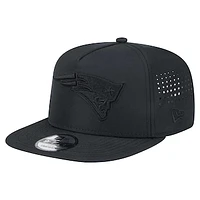 Men's New Era Black New England Patriots Hydro A-Frame 9FIFTY Snapback Hat