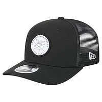 Men's New Era Black Philadelphia Eagles Mojo Dojo Trucker 9SEVENTY Stretch-Snap Hat