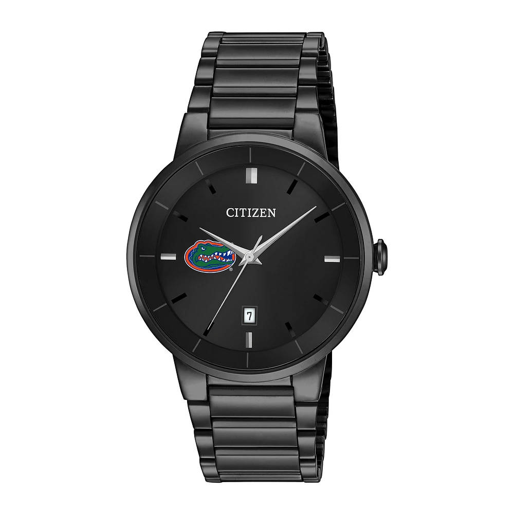 Men's Citizen Watch Florida Gators Black Dial Stainless Steel Watch