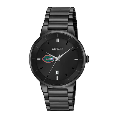 Men's Citizen Watch Florida Gators Black Dial Stainless Steel Watch