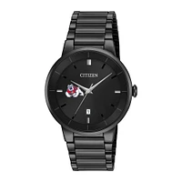 Men's Citizen Watch Fresno State Bulldogs Black Dial Stainless Steel Watch