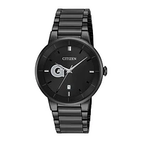 Men's Citizen Watch Georgetown Hoyas Black Dial Stainless Steel Watch