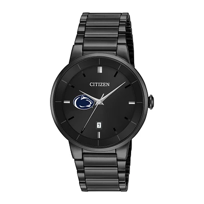 Men's Citizen Watch Penn State Nittany Lions Black Dial Stainless Steel Watch