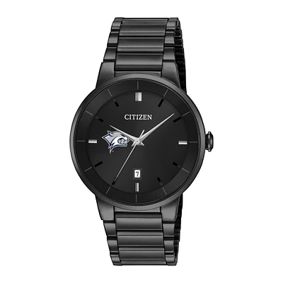 Men's Citizen Watch New Hampshire Wildcats Black Dial Stainless Steel Watch