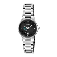 Women's Citizen Watch Silver Coastal Carolina Chanticleers Black Dial Stainless Steel Watch