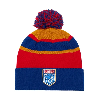 Blue Seattle Reign FC Cuffed Knit Hat with Pom